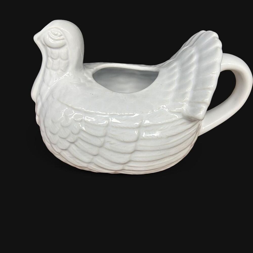 Turkey Shaped Gravy Boat Pitcher